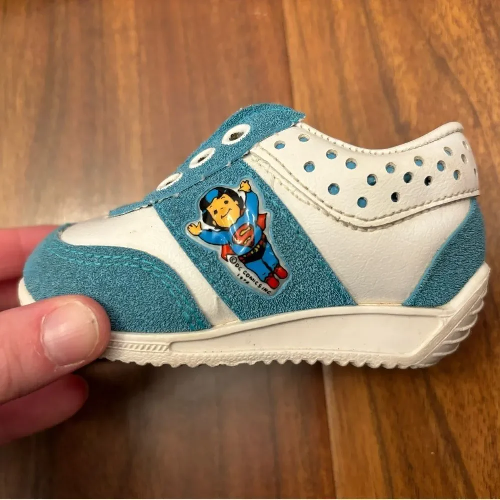 Superman vintage 1978 DC Comics blue/white sneakers